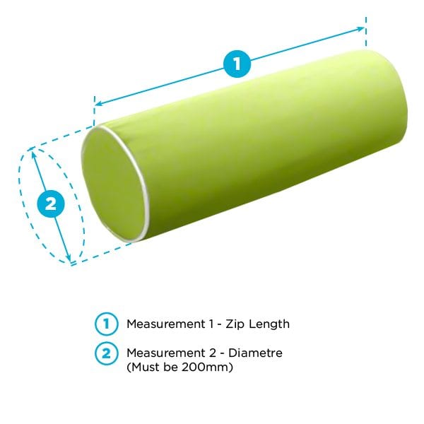 Bolster Image with measurements 2