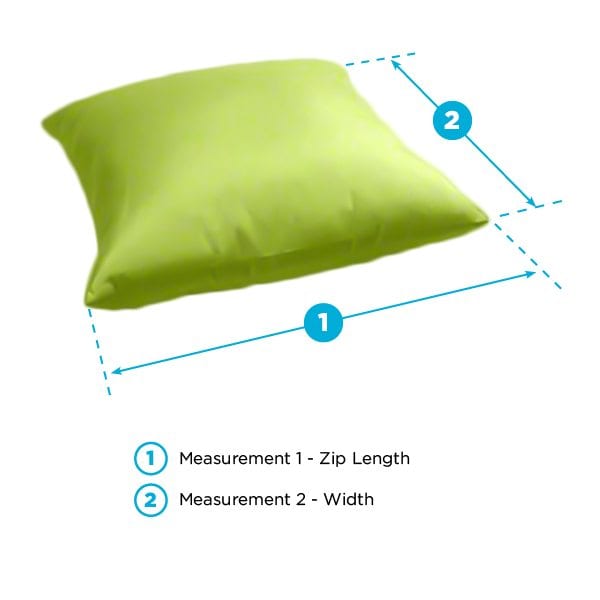 Floor Pillow or Throw Pillow with measurements